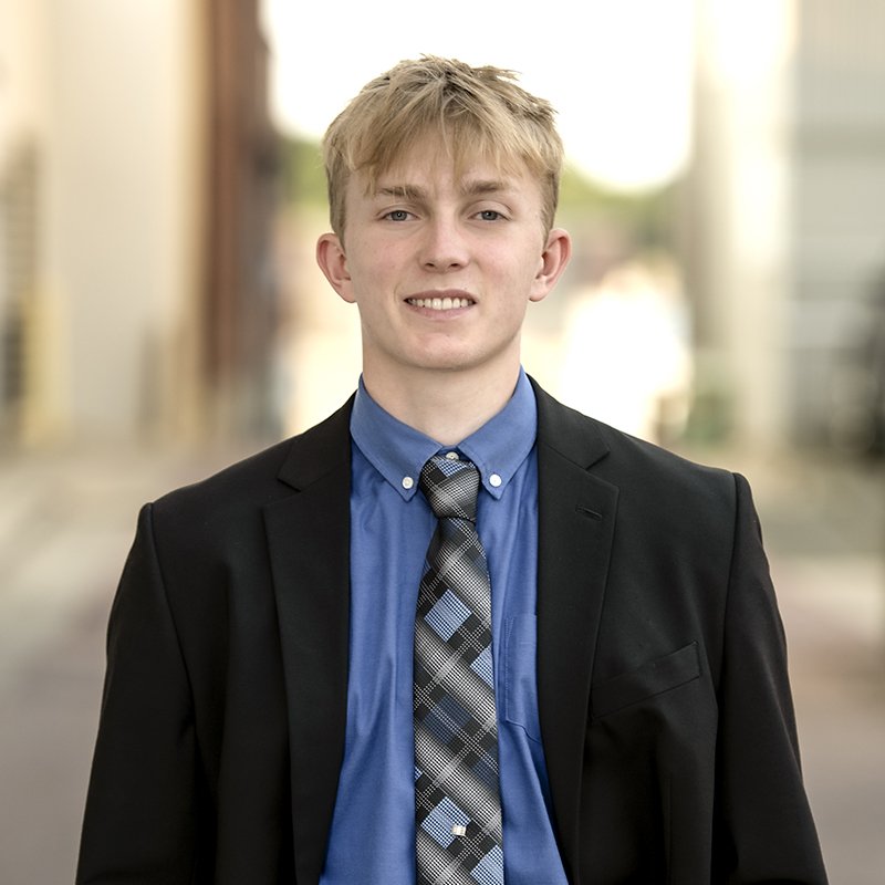 Carter Smook, one of First National Bank's 2025 scholarship winners.