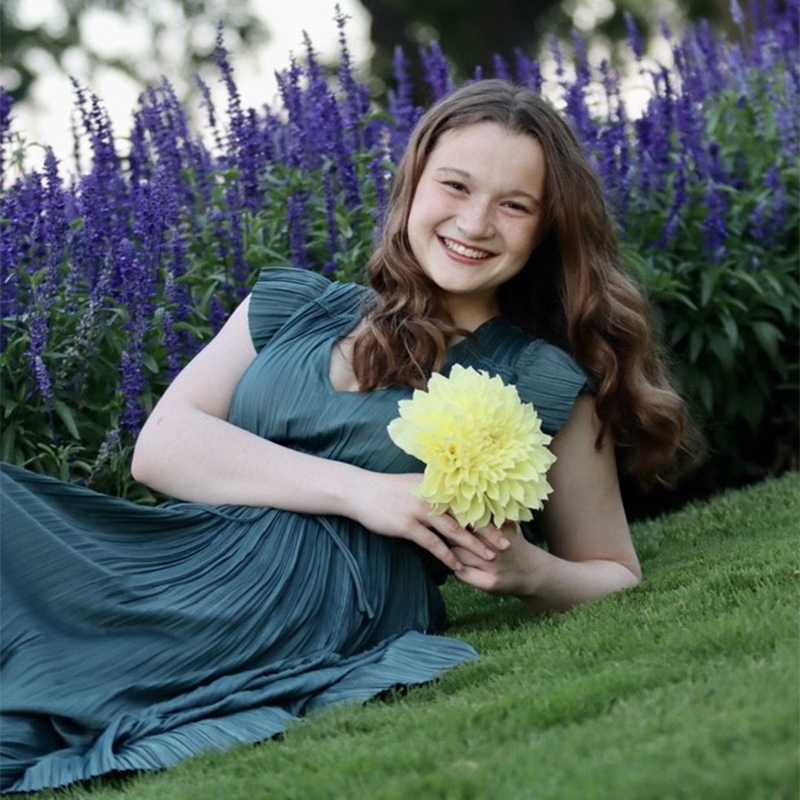 Charlotte Crawford, one of First National Bank's 2025 scholarship winners.