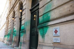 Several Paris Jewish institutions sprayed with...