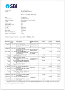 How to get bank account statement